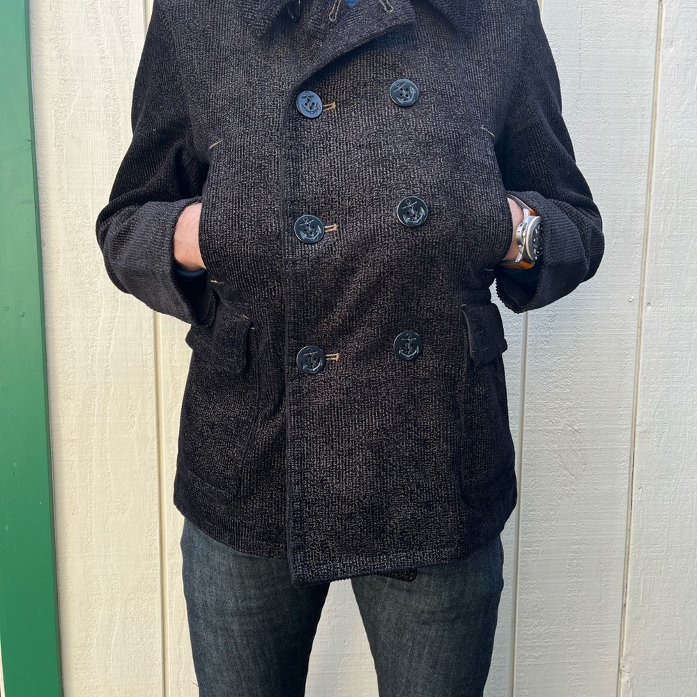 Ralph Lauren Double RL Dark Gray Peacoat